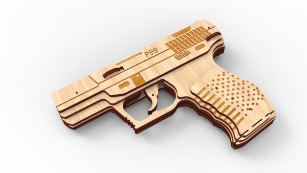 Walther P99 Laser Toy Gun kit svg ang Targets - Image 6