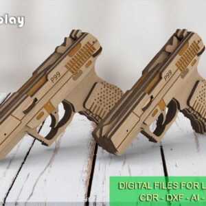 Walther P99 Laser Toy Gun kit svg ang Targets