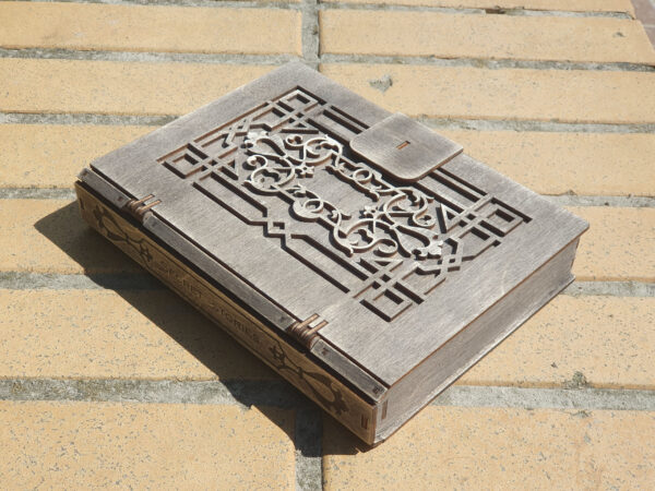 Wooden book box, jewelry box wood, laser cut files, Gift box, Digital product - Image 7