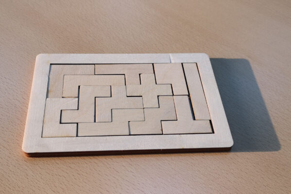Educational Toys Pentamino, Brain Teaser, Geometric Puzzle, Laser Cut File - Image 3