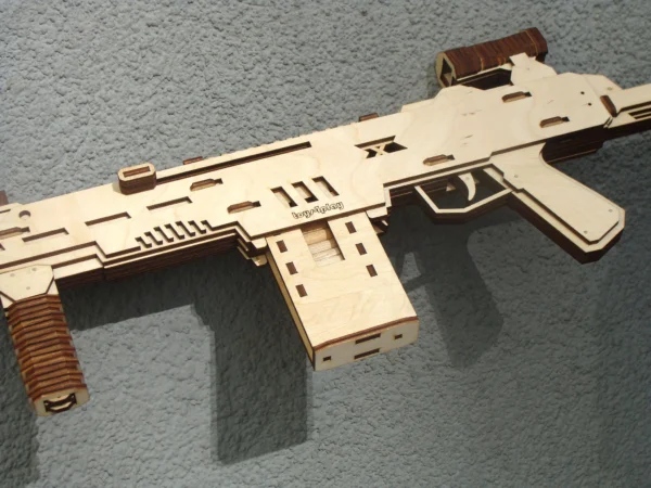 Toy wooden gun kit and targets. Laser cut files - Image 6