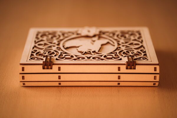 Wooden book box, jewelry box wood, laser cut files, Gift box, Digital product - Image 5