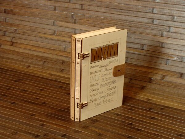 Mothers day gift box like a book box for best accompany gifts! Laser Cut Files - Image 7