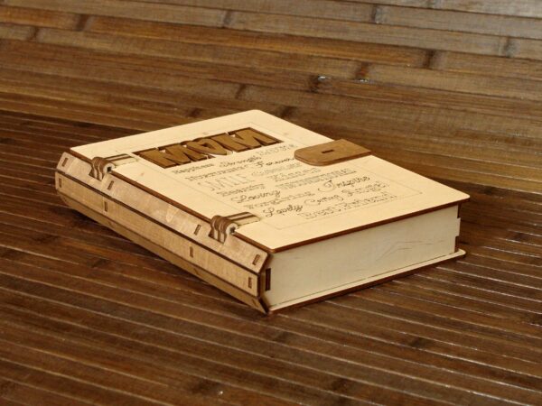 Mothers day gift box like a book box for best accompany gifts! Laser Cut Files - Image 6