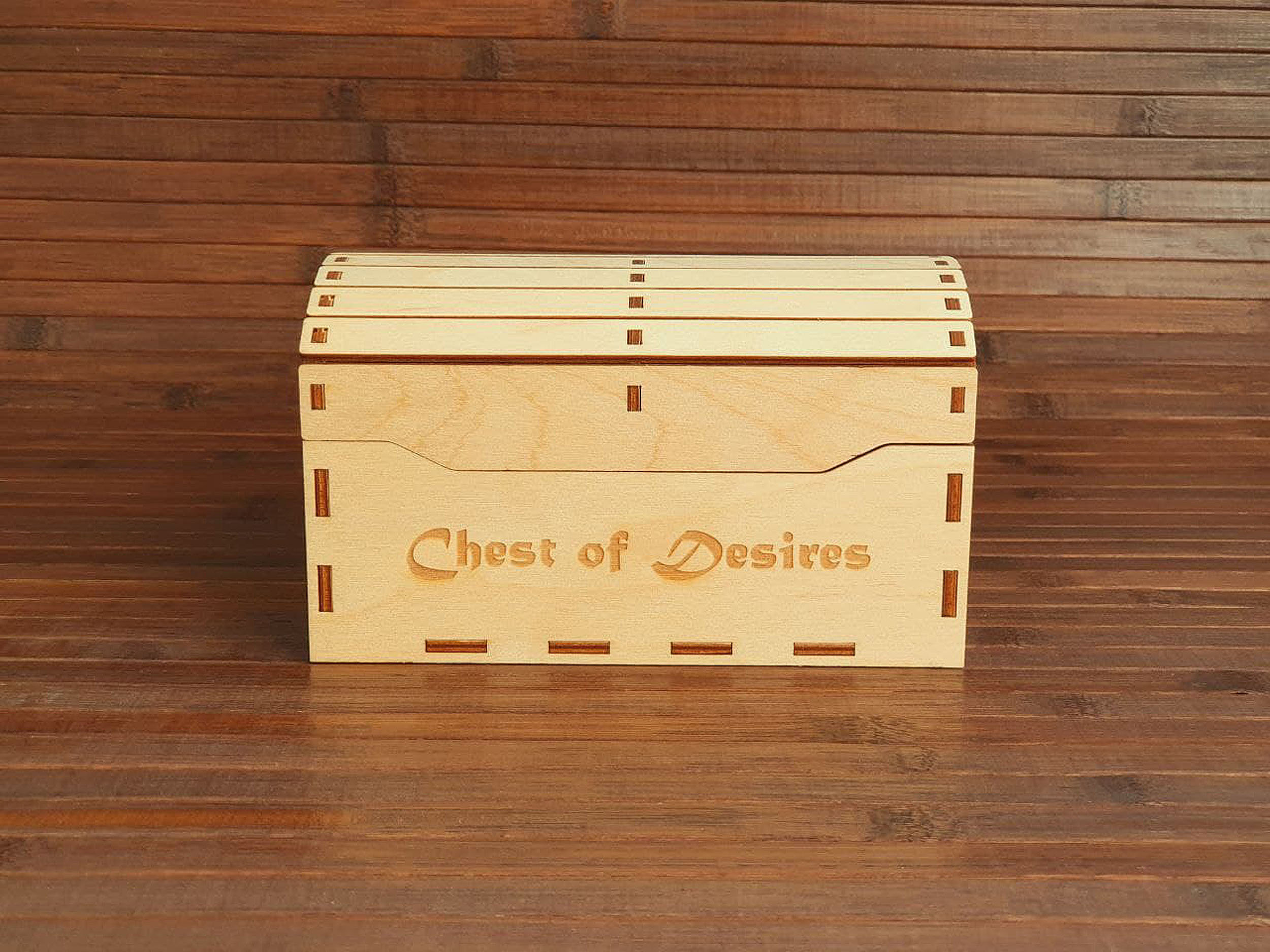 Treasure Chest & Gift Box SVG Files - Perfect for Laser Cutting, Includes 2 Sizes - Image 6