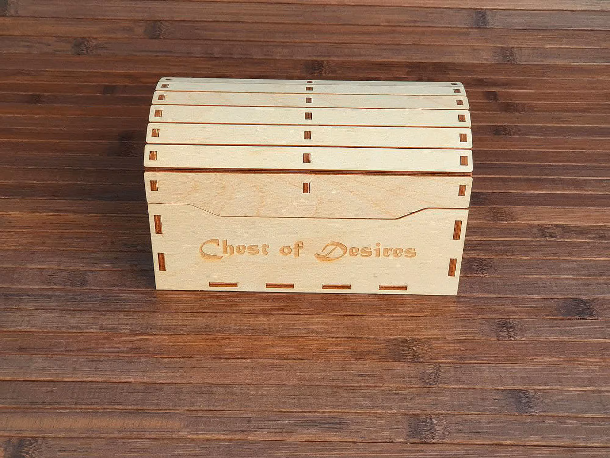 Treasure Chest & Gift Box SVG Files - Perfect for Laser Cutting, Includes 2 Sizes - Image 2
