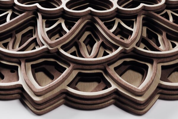 Lotus Mandala SVG, Lotus flower mandala wall art - Detailed laser cut files - Image 4