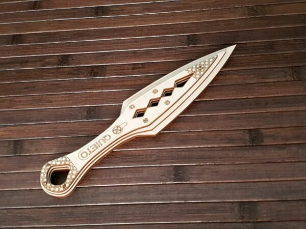 Wooden Toy Pocket Knife Apex Legends Wraith Kunai Heirloom Cosplay. Laser cut files - Image 4