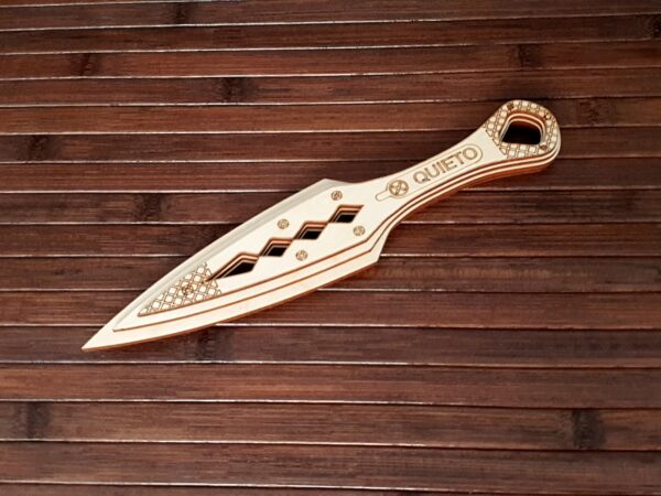 Wooden Toy Pocket Knife Apex Legends Wraith Kunai Heirloom Cosplay. Laser cut files - Image 5