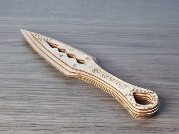 Wooden Toy Pocket Knife Apex Legends Wraith Kunai Heirloom Cosplay. Laser cut files