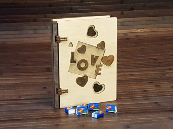 Valentines day book box for a loved one! Laser Cut Files for DIY Crafts - Image 2