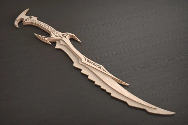 Digital Files Daedric Sword, Skyrim Weapon, Cosplay. Laser cut files - Image 7