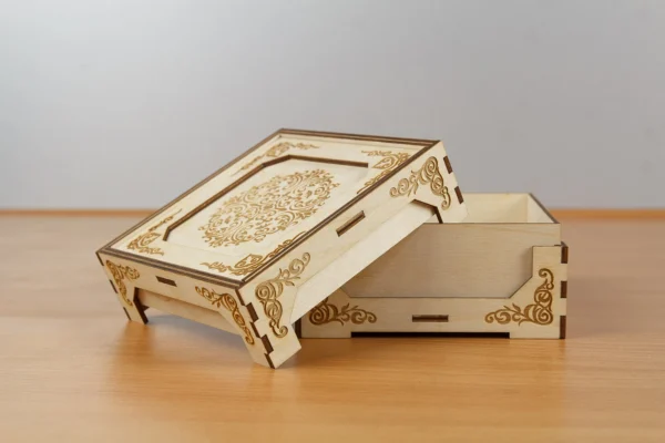 Charming Laser Cut Gift Box Files | Jewelry Box in 3 Sizes - Image 8