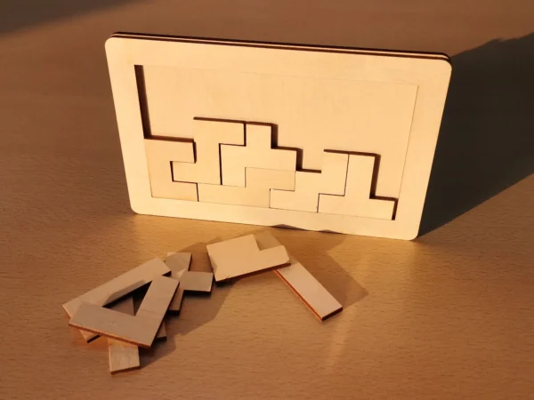 Educational Toys Pentamino, Brain Teaser, Geometric Puzzle, Laser Cut File