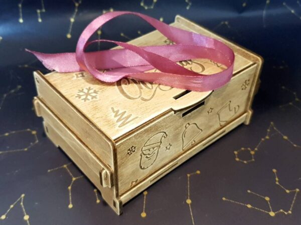 Festive Laser Cut Gift Box svg - Digital Files for Christmas Fun - Image 5