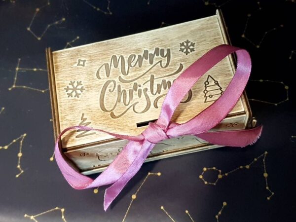 Festive Laser Cut Gift Box svg - Digital Files for Christmas Fun