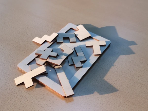 Educational Toys Pentamino, Brain Teaser, Geometric Puzzle, Laser Cut File - Image 4