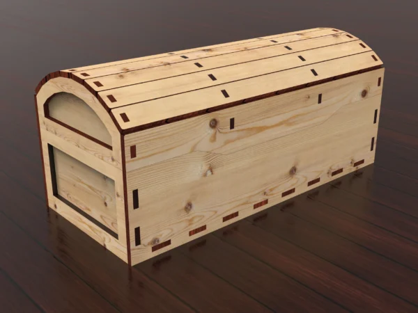 Big Chest of Desires, 3 sizes, box svg, 3mm, 5mm, 6mm, laser cut files, Gift box, Digital product - Image 6