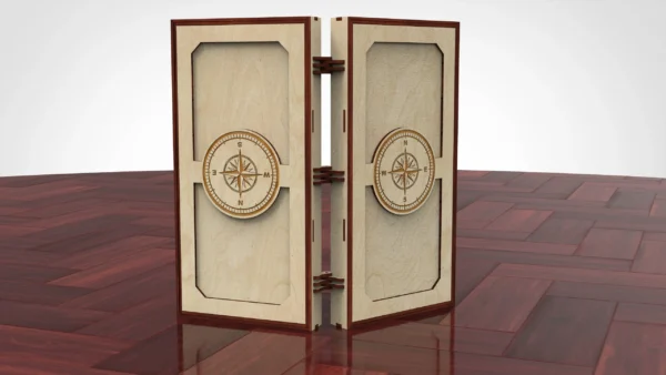Backgammon set, board game, table game, 3 sizes, laser cut files, Digital product - Image 7