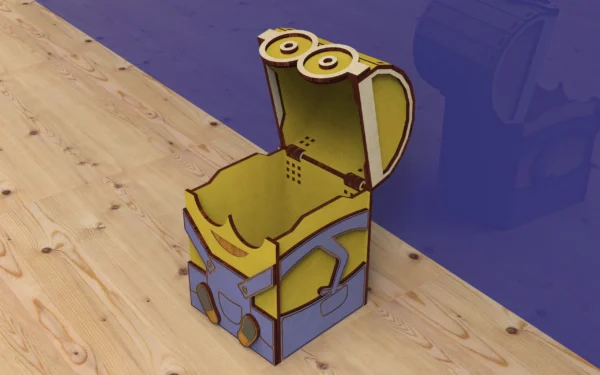 Exquisite Laser Cut desktop organizer Chest SVG for Your Creative Projects - Instant Download - Image 6