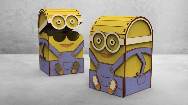 Exquisite Laser Cut desktop organizer Chest SVG for Your Creative Projects - Instant Download