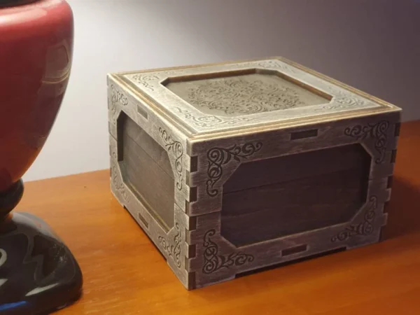 Keepsake box, memories box, gift box laser file, laser cut files, Gift box, Digital product - Image 2