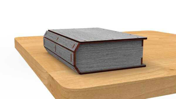 Custom slider book box svg, book box, gift box, Laser Cut Files - Image 7