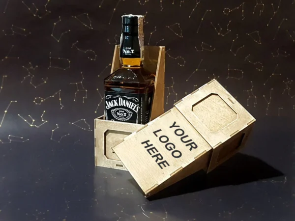 Whiskey gift box v2.0 svg, Jd box for 350ml / 500ml bottle, laser cut files, Digital Download - Image 2