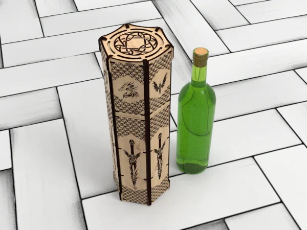 Custom Wine & Whiskey Box SVG Files | Perfect Gift Box Designs for DIY Projects, Digital product - Image 7