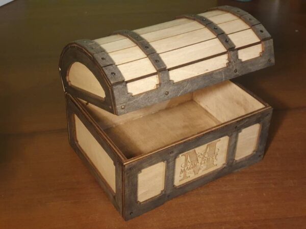Magic Treasure Chest, woden gift box SVG, laser cut files, Gift box, Digital product cdr/dxf/svg/ai/pdf - Image 8