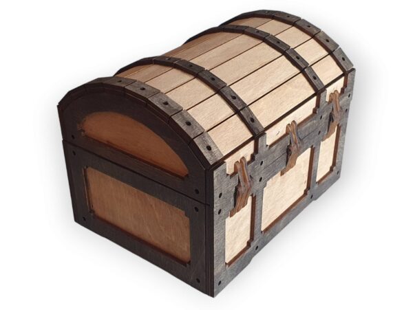 Magic Treasure Chest, woden gift box SVG, laser cut files, Gift box, Digital product cdr/dxf/svg/ai/pdf - Image 6