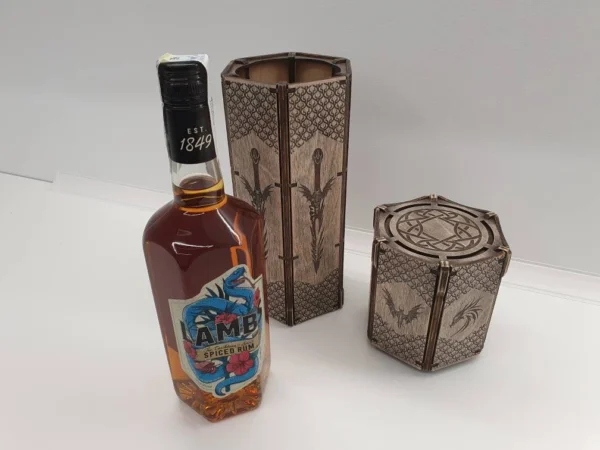 Custom Wine & Whiskey Box SVG Files | Perfect Gift Box Designs for DIY Projects, Digital product - Image 3