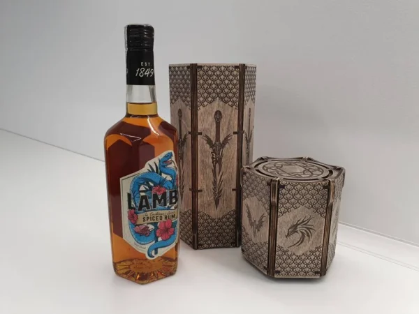 Custom Wine & Whiskey Box SVG Files | Perfect Gift Box Designs for DIY Projects, Digital product