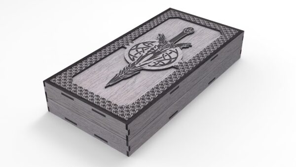 Backgammon set 2, board game, table game, laser cut files, Digital product - Image 8