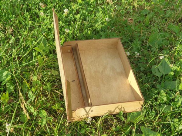 Laser Cut Book Box SVG, Tarot Box Template for Engraving, Wooden Storage Box 2 Sizes - Image 6