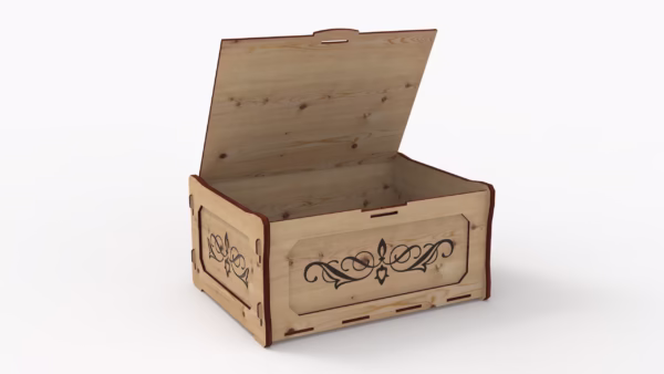 Keepsake box, FILES for laser cut memory box svg, wood box for gift, jewelry box, Digital product - Image 6