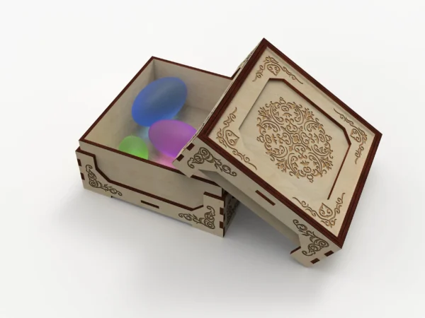 Charming Laser Cut Gift Box Files | Jewelry Box in 3 Sizes - Image 4