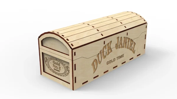 Whiskey gift box svg, Jd box for 350ml / 500ml bottle, laser cut files, Digital Download - Image 4