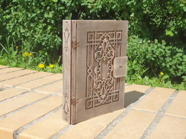 Wooden book box, jewelry box wood, laser cut files, Gift box, Digital product - Image 6