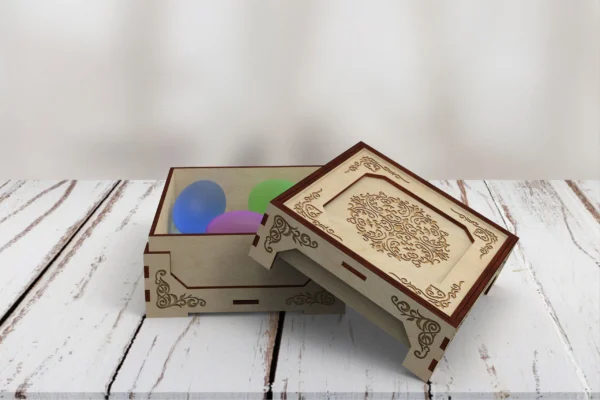 Charming Laser Cut Gift Box Files | Jewelry Box in 3 Sizes
