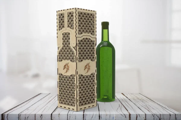 Wine box v4.0, Whiskey box, Gift box, - Digital Files - Image 5