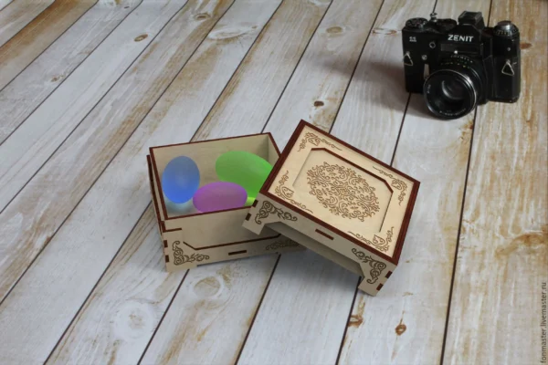 Charming Laser Cut Gift Box Files | Jewelry Box in 3 Sizes - Image 2