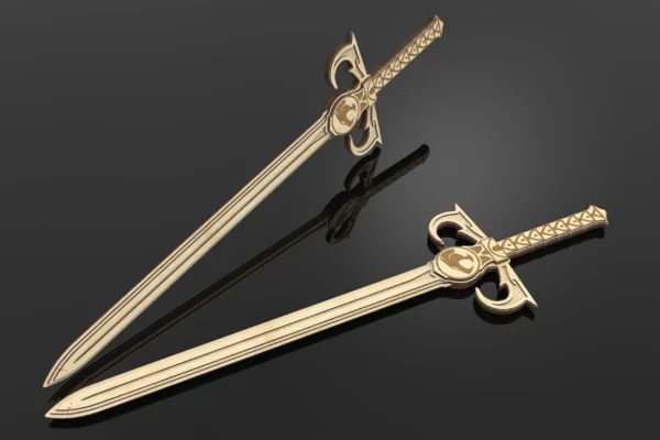 Handmade Thundercats Sword of Omens Replica for Laser Cutting - Detailed laser cut files - Image 5