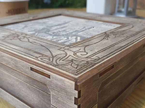 Cherished Memories Encased: Handcrafted Keepsake Box, 3 sizes, trinket box, DIGITAL Files for laser cut - Image 2