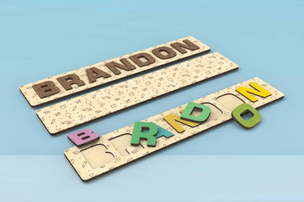 Custom Wooden Name Puzzle for Baby - Unique Personalized Gift - Image 10