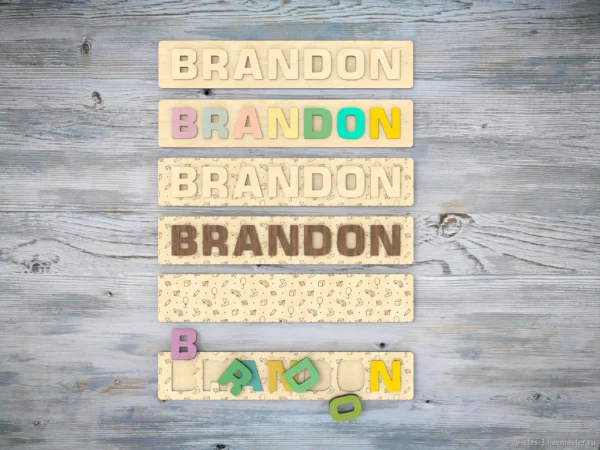 Custom Wooden Name Puzzle for Baby - Unique Personalized Gift - Image 8