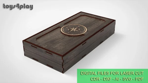 Backgammon set, board game, table game, 3 sizes, laser cut files, Digital product - Image 2
