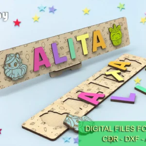 Custom Wooden Name Puzzle for Baby - Unique Personalized Gift