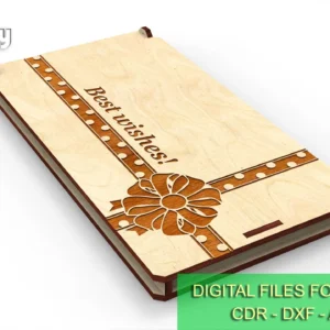 Cash envelope, gift box, 4 sizes, gift envelope, laser cut files, digital product
