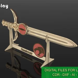 Incredible Thundercats Dagger of Omens Replica - Detailed laser cut files